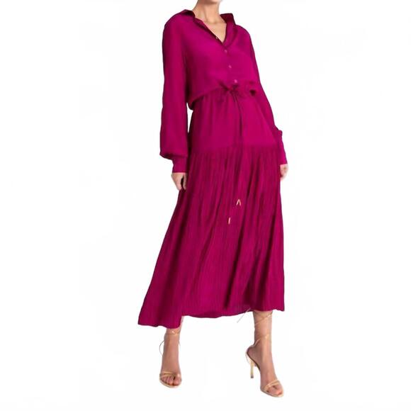 open lace back dress Karina Grimaldi Orla Knit Maxi Dress  Mikinola